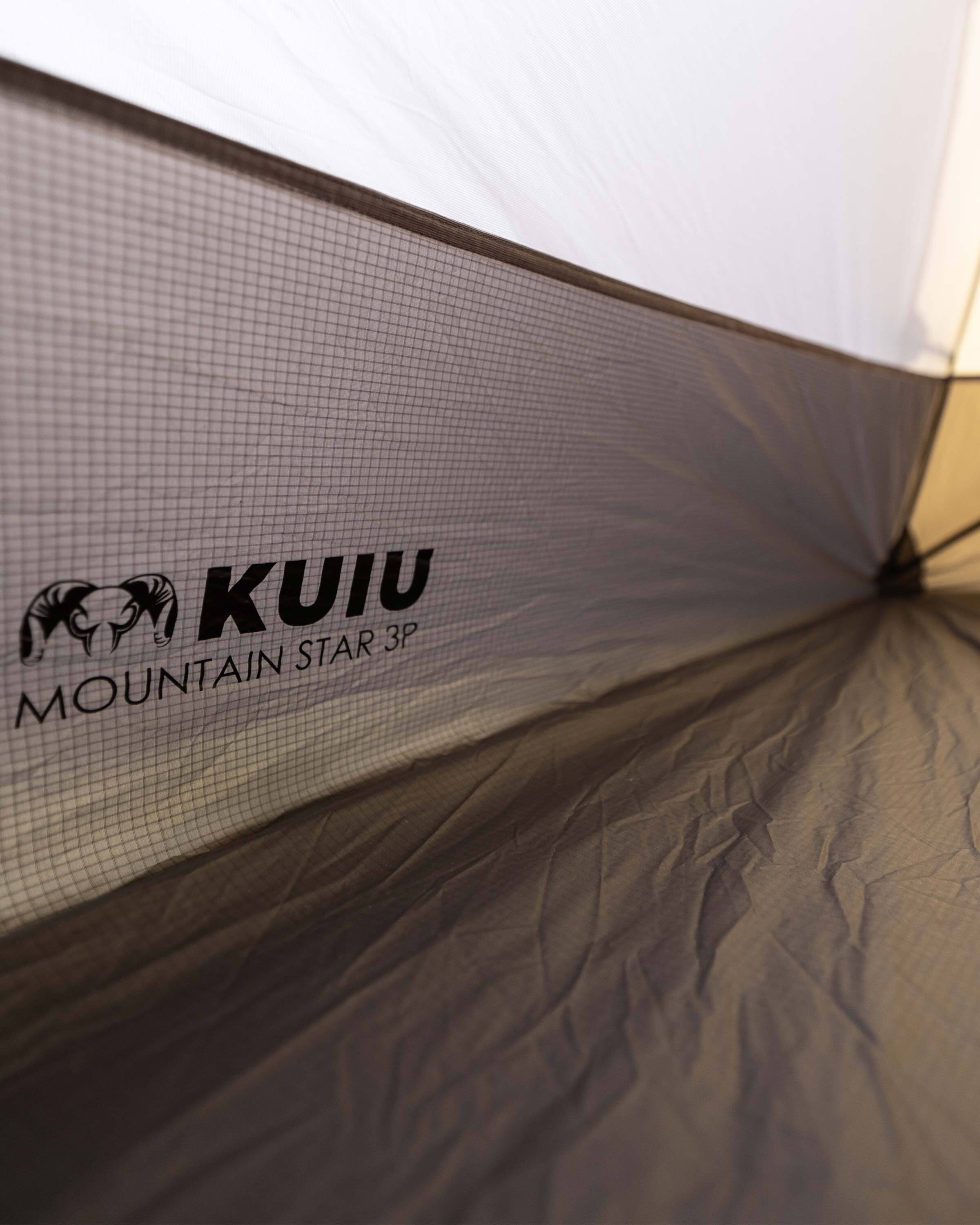 Mountain Star 3 Person Tent | Gunmetal-Camel - Image 16