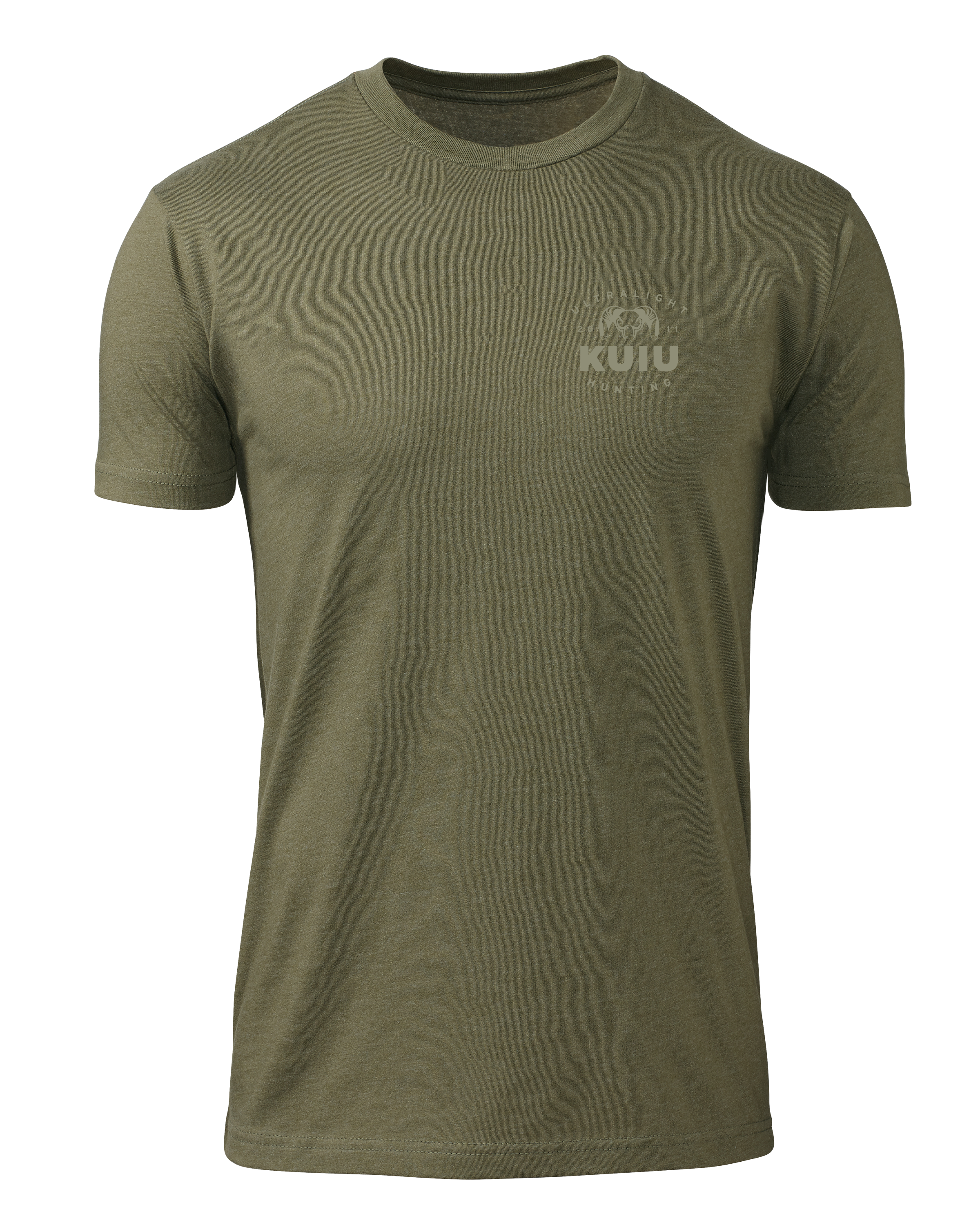 KUIU Ultralight Chest Logo T-Shirt | Military Green