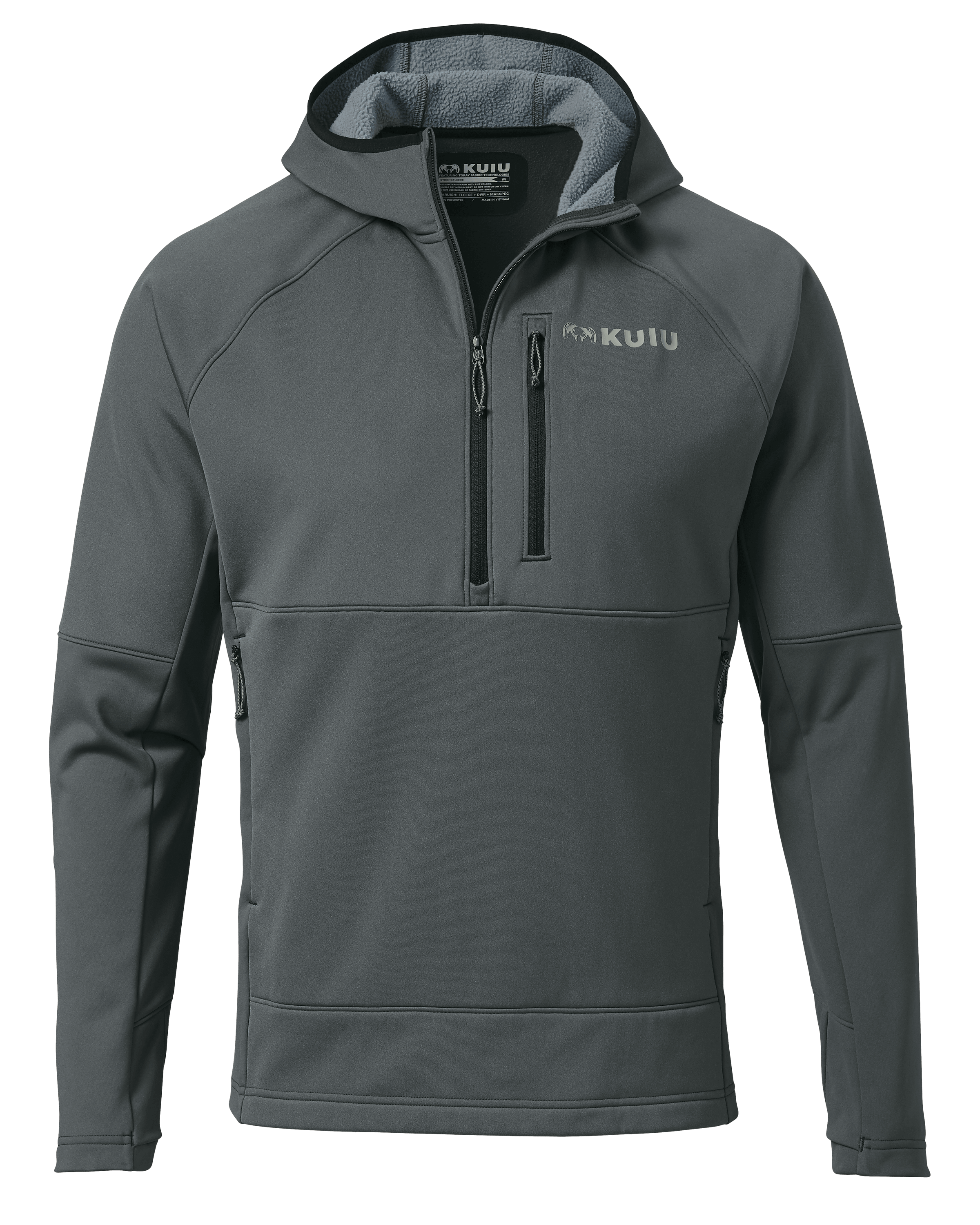 StrongFleece 235 Zip-T Hoodie | Gunmetal