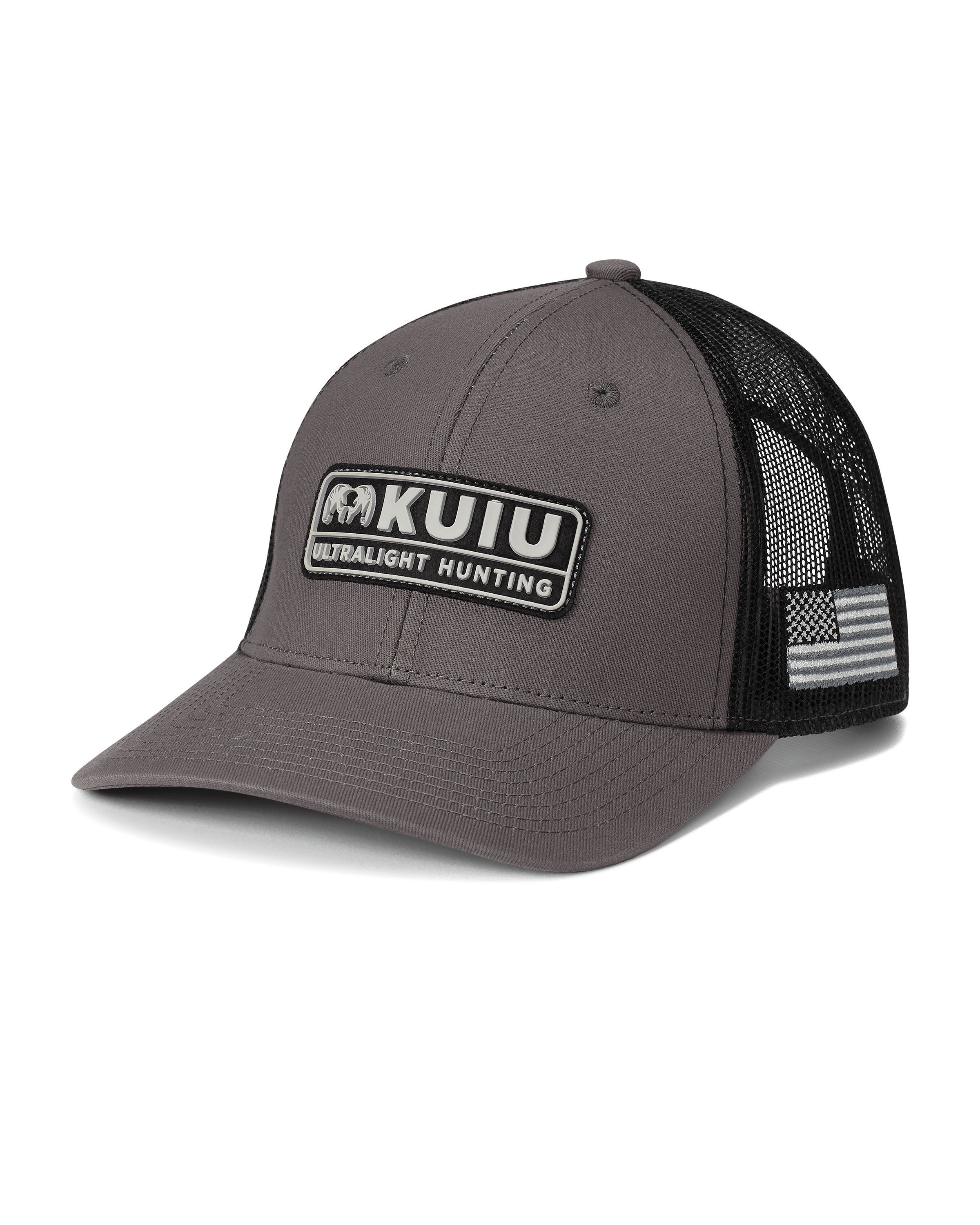 KUIU Ultralight Hunting Patch Hat | Charcoal/Black