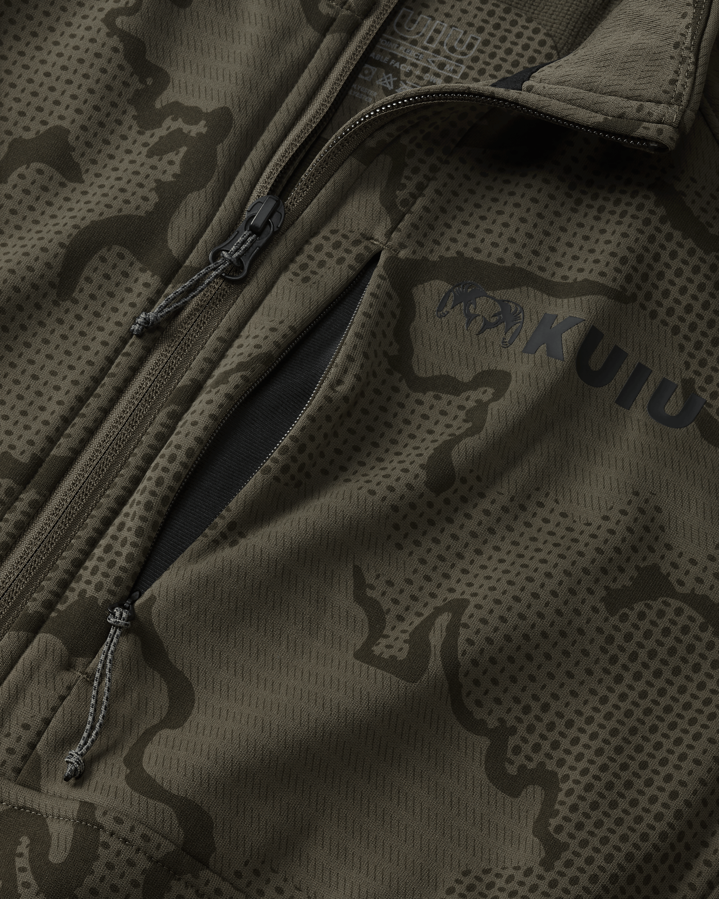 Ridgepoint Fleece Zip-T | Ash Tonal - Image 3