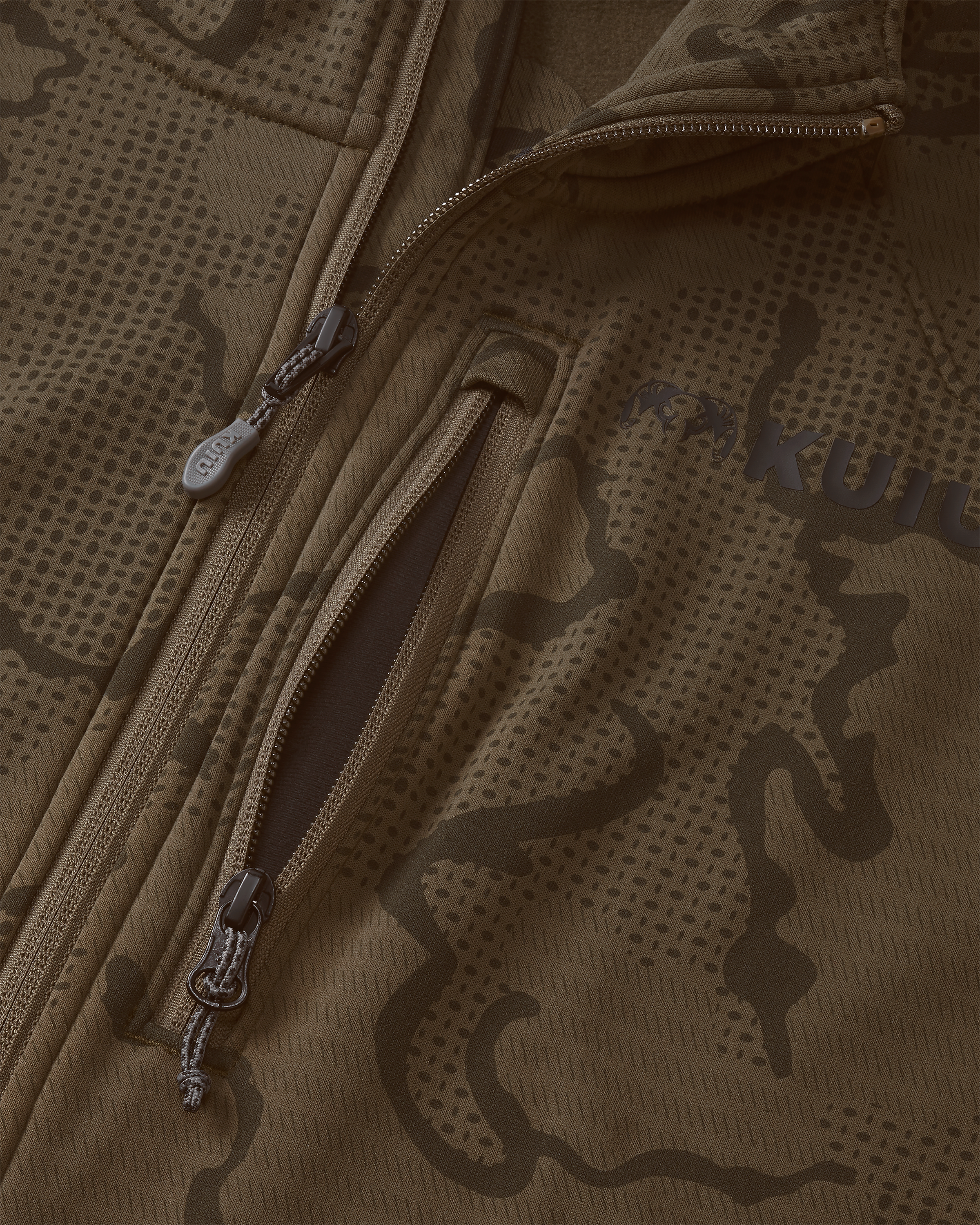 Ridgepoint Fleece Hoodie | Coyote Brown Tonal - Image 3