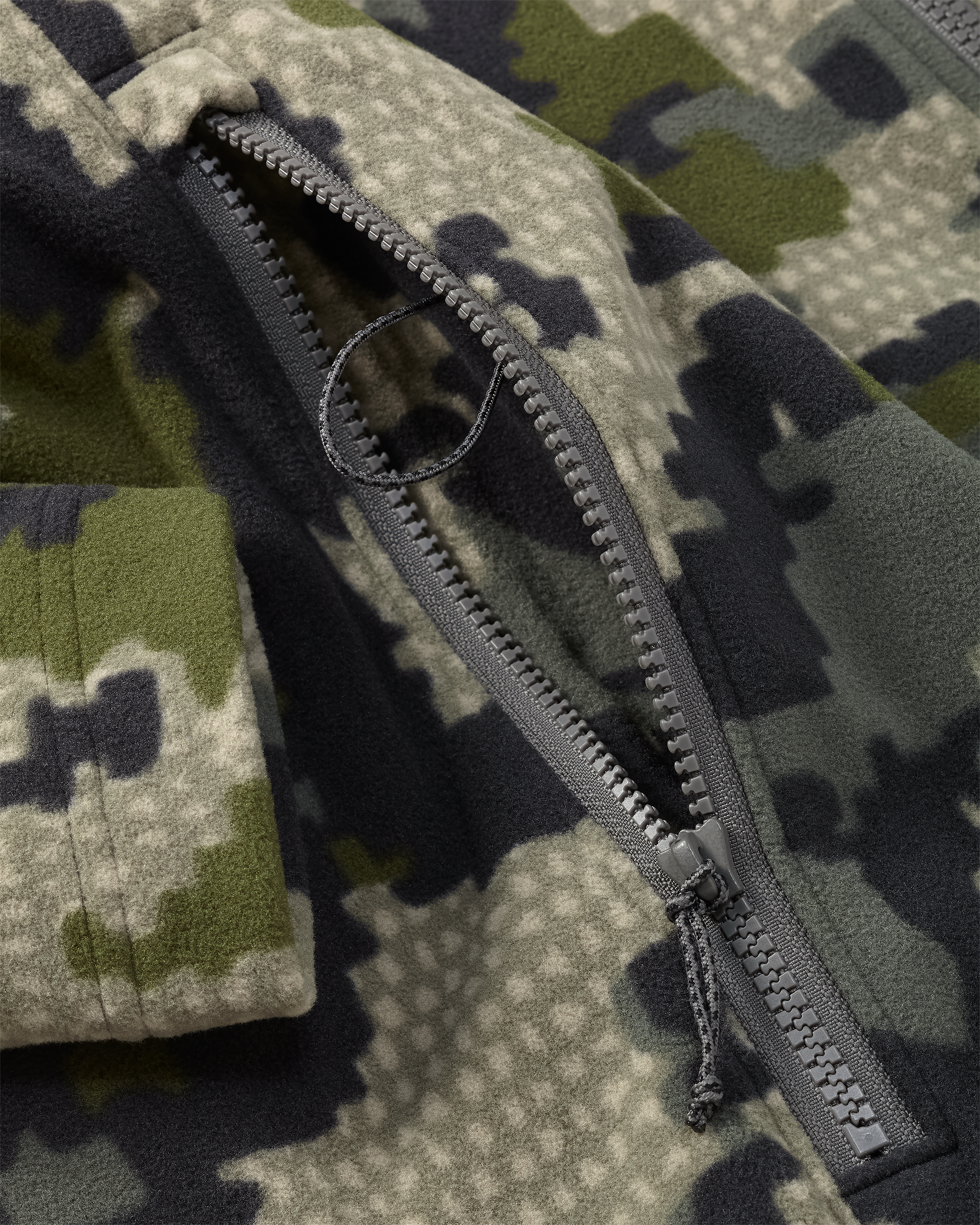 Border Fleece Full Zip | Verde - Image 3