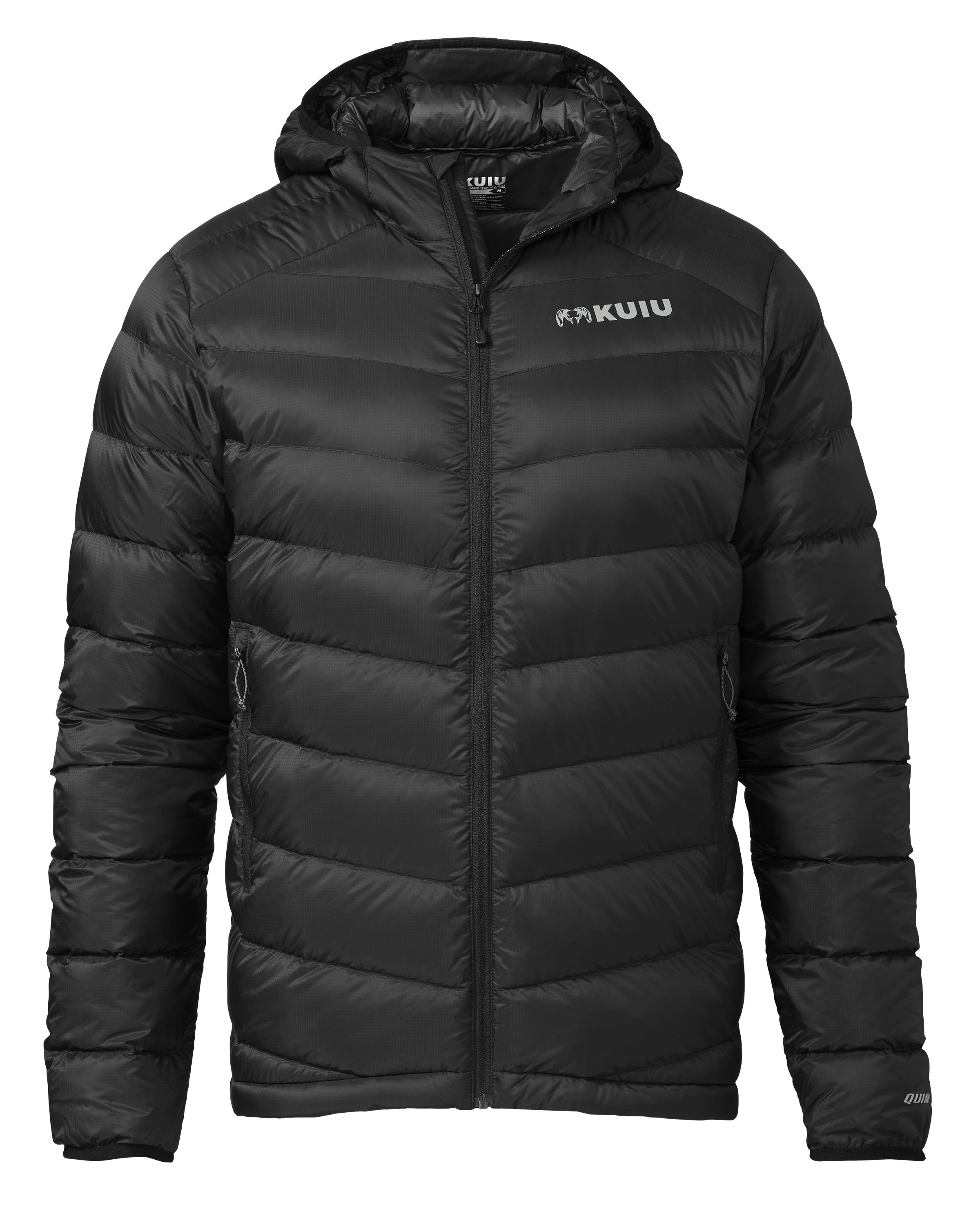 Super Down LT Hooded Jacket | Black
